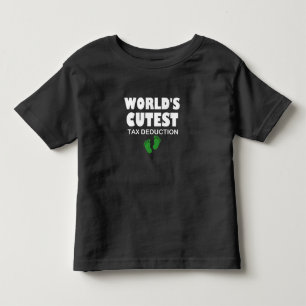 Camiseta Infantil Dedução Fiscal mais baixa do mundo Bebê