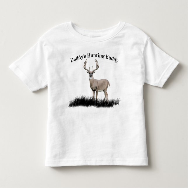 Camiseta Infantil Deer Hunting Buddy (Frente)
