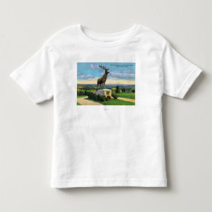Camiseta Infantil Deerfield River Valley na fuga do Mohawk