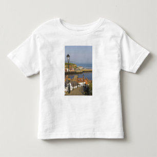 Camiseta Infantil Degraus que levam ao porto, Whitby, Norte