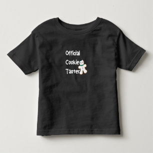 Camiseta Infantil Degustador de biscoito oficial, raglan Tee de féri