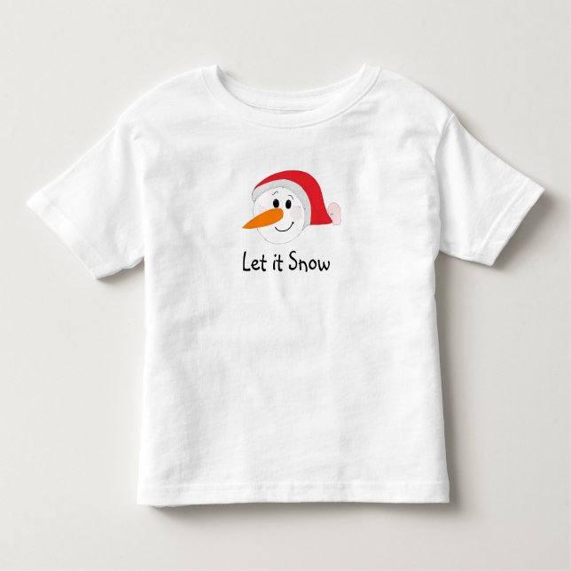 Camiseta Infantil Deixe nevar (Frente)