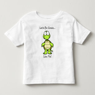 Camiseta Infantil Deixe-nos ser verdes como mim!