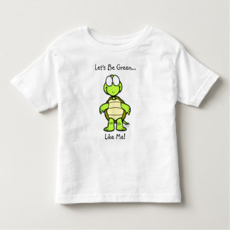 Camiseta Infantil Deixe-nos ser verdes como mim!