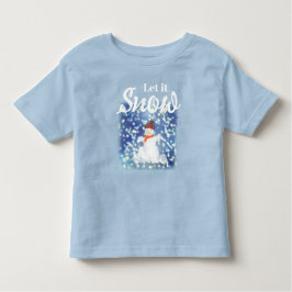Camiseta Infantil Deixe-o nevar T-Shirt