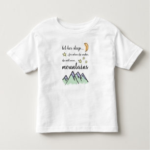 Camiseta Infantil Deixe seu sono, t-shirt do bebé