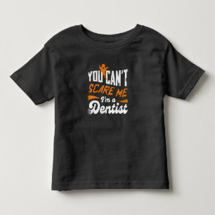Camiseta Infantil Dentista Engraçado 🦷 Nada Me Assusta   Dentist Gi