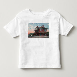 Camiseta Infantil Depósito pacífico da estrada de ferro de Missour