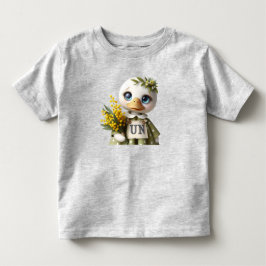 Camiseta Infantil Derramando em um vestido verde com Mimosa