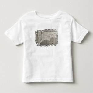 Camiseta Infantil DES Cayes de Plano Directeur de la Ville, 1789