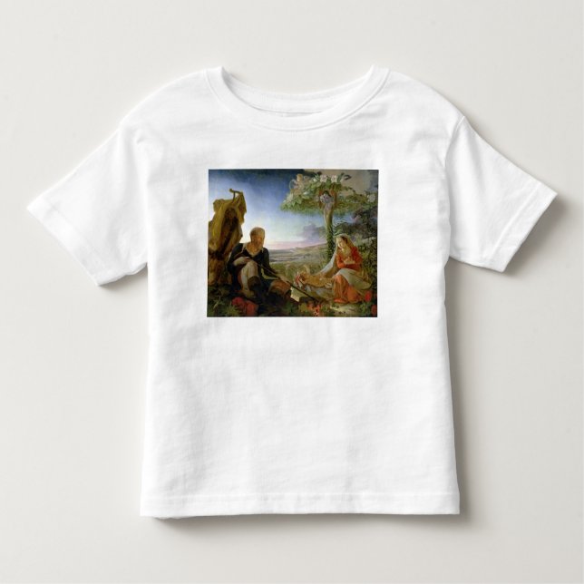 Camiseta Infantil Descanse no vôo em Egipto, 1805-6 (Frente)