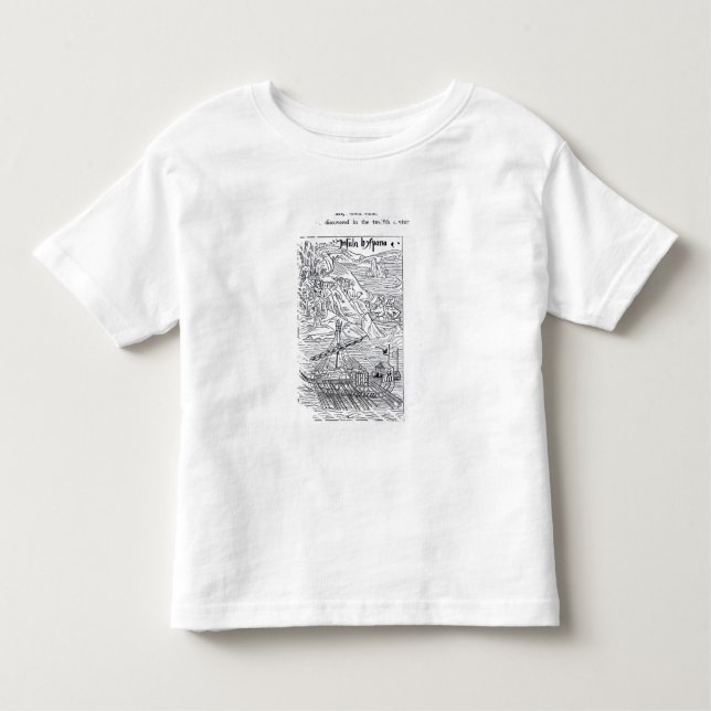 Camiseta Infantil Descoberta de San Domingo (Frente)
