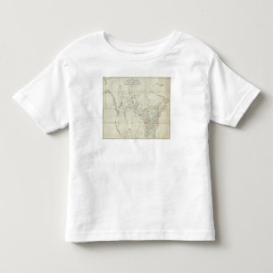 Camiseta Infantil Descobertas novas em America do Norte