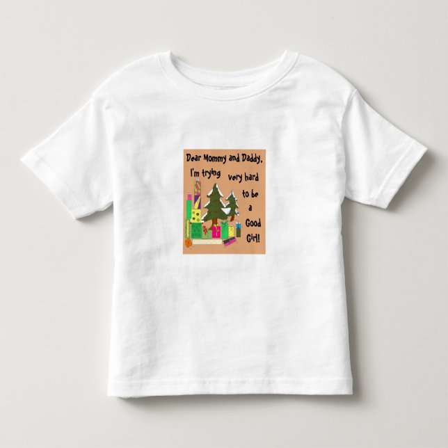 Camiseta Infantil Desejo de Natal (Frente)