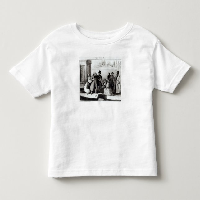Camiseta Infantil Desempenho 'de Le Pere Goriot' (Frente)