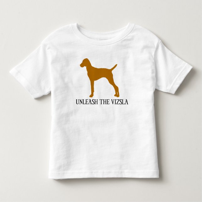 CAMISETA INFANTIL DESENCADEIE O VIZSLA (Frente)