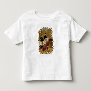 Camiseta Infantil Desenho da Rainha Vitória, O Príncipe Consort & HR