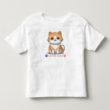 Desenho de Gato de Amor Fofo – Gatinho Kawaii com 