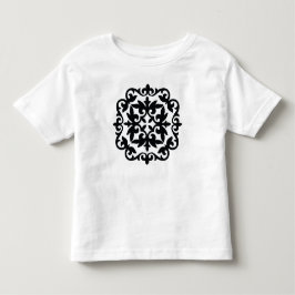 Camiseta Infantil Desenho Floral Ornamental