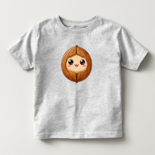 Camiseta Infantil 🌰 Desenho Fofo de Avelã para Crianças Estilo Dive