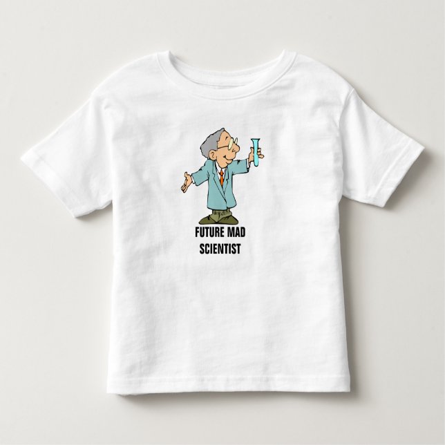 Camiseta Infantil Desenhos animados engraçados loucos futuros do (Frente)