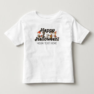Camiseta Infantil Desfile Feliz Halloween do Grupo Amendoim