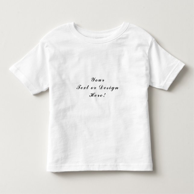 Camiseta Infantil Design a Unique Toddler Fine Jersey T-Shirt (Frente)