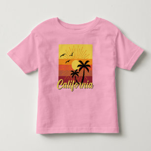 Camiseta Infantil Design da Califórnia - Toddler Fine Jersey T-Shirt