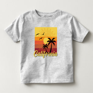 Camiseta Infantil Design da Califórnia - Toddler Fine Jersey T-Shirt