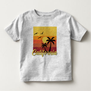 Camiseta Infantil Design da Califórnia - Toddler Fine Jersey T-Shirt