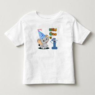 Camiseta Infantil Design de Aniversário de Elefante Bebê Selvagem