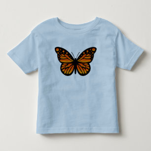 Camiseta Infantil Design de borboleta Monarca - Toddler Fine Jersey