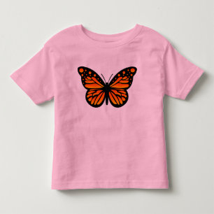 Camiseta Infantil Design de borboleta Monarca - Toddler Fine Jersey