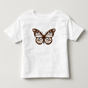 Camiseta Infantil Design de borboleta Monarca - Toddler Fine Jersey 
