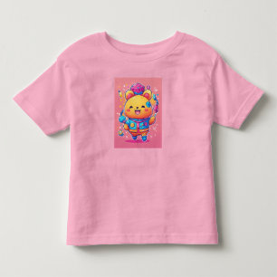 Camiseta Infantil Design de Caráter Kawaii Lively - Reproduzível e A
