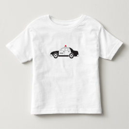 Camiseta Infantil Design de Carro de Polícia de Brinquedo