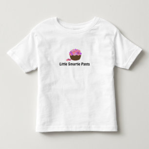 Camiseta Infantil Design de Cupcake Little Smartie Pants