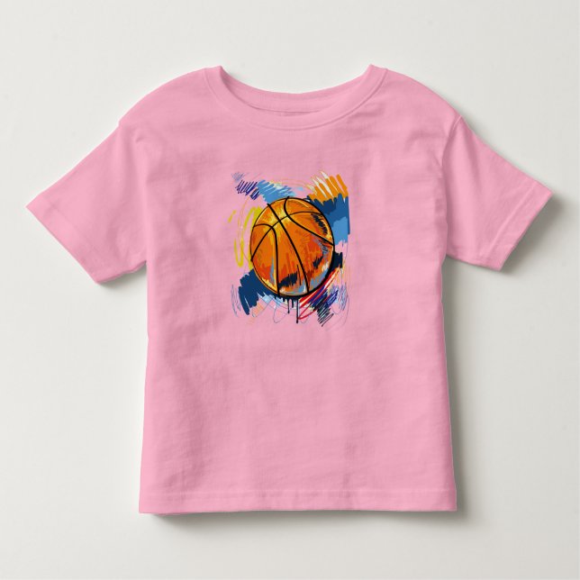 Camiseta Infantil Design de esportes vibrantes para atletas e ventil (Frente)