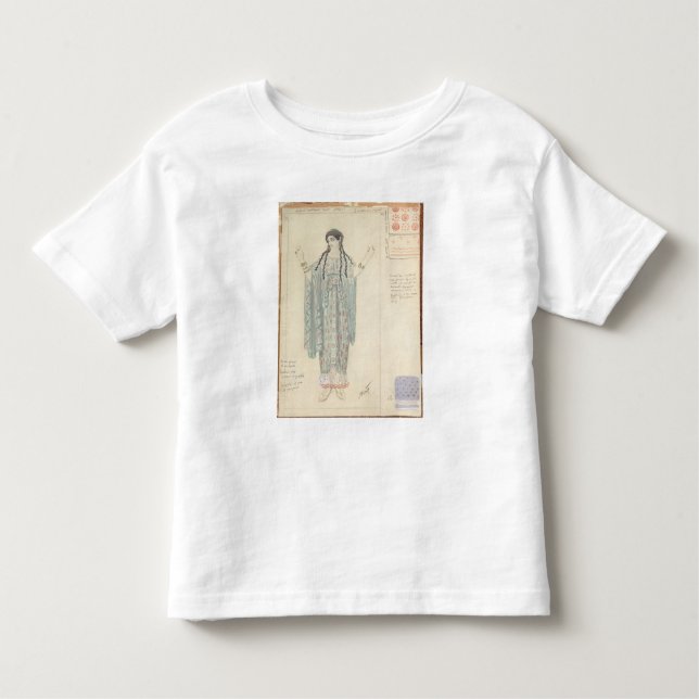 Camiseta Infantil Design de fantasia de Lady-em-espera para Hippolyt (Frente)