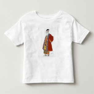 Camiseta Infantil Design de fantasia para um homem velho num casaco 