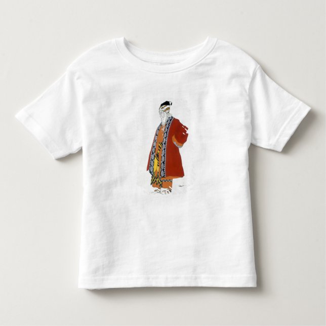 Camiseta Infantil Design de fantasia para um homem velho num casaco  (Frente)