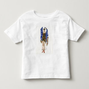 Camiseta Infantil Design de fantasia para uma dançarina (litoral col