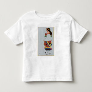 Camiseta Infantil Design de fantasia para uma Menina Camponesa, 1922