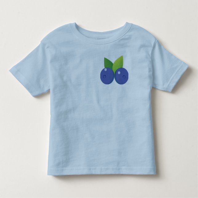 Camiseta Infantil Design de mirtilo doce (Frente)