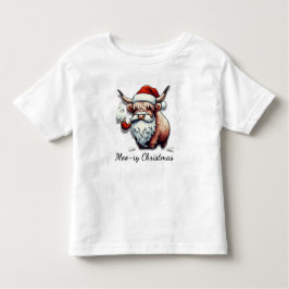 Camiseta Infantil Design de Natal Moo-ry