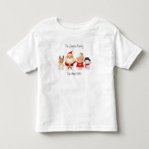 Camiseta Infantil Design de Pajama de Natal