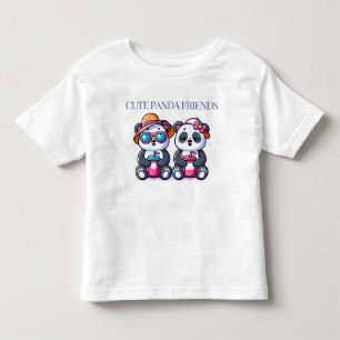Camiseta Infantil Design de Panda de Bebê Bonito