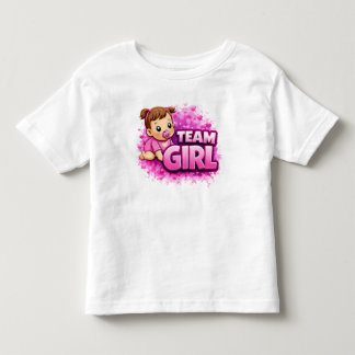 Camiseta Infantil Design de Splash Equipe Menina e Equipe Menino