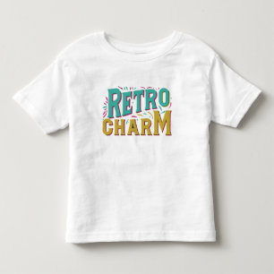 Camiseta Infantil Design de T-Shirt com várias cores com cor retrorr