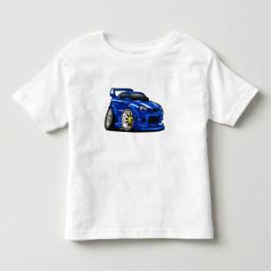 Camiseta Infantil Design de velocidade de carro de músculo azul - E
